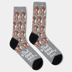 Calcetines DOG DAD Personalizado Huella de Mascota Foto de Pe