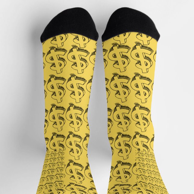 Calcetines dólar de oro (Arriba)