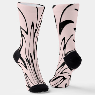 Calcetines Donde el arte se encuentra con el pensamiento negr