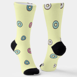 Calcetines Donuts de colores divertidos y adorables