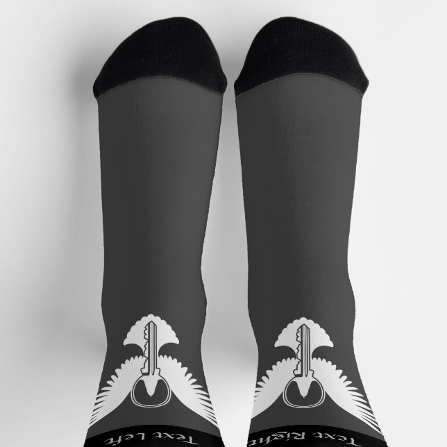 Calcetines Dove con zócalos de teclas (Arriba)