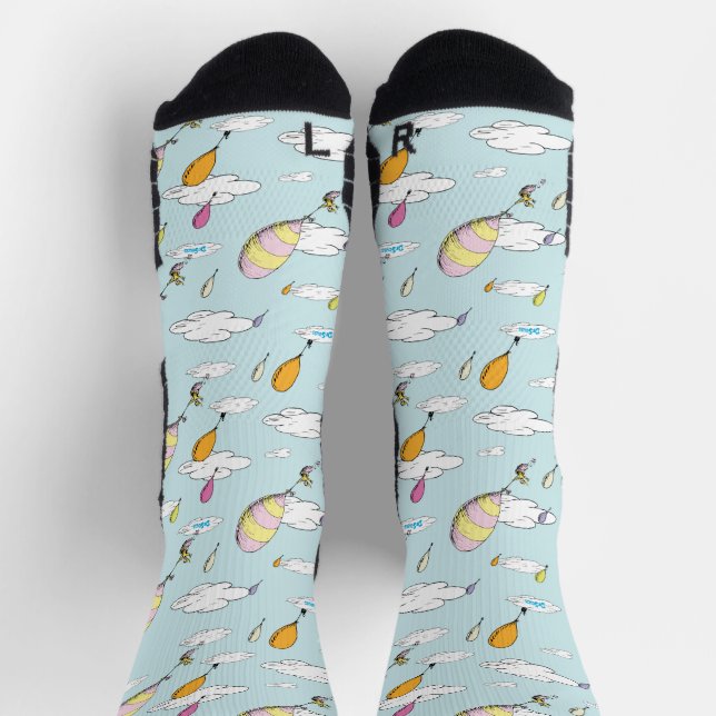 Calcetines Dr. Seuss | ¡Oh, los lugares a los que irás! (Arriba)