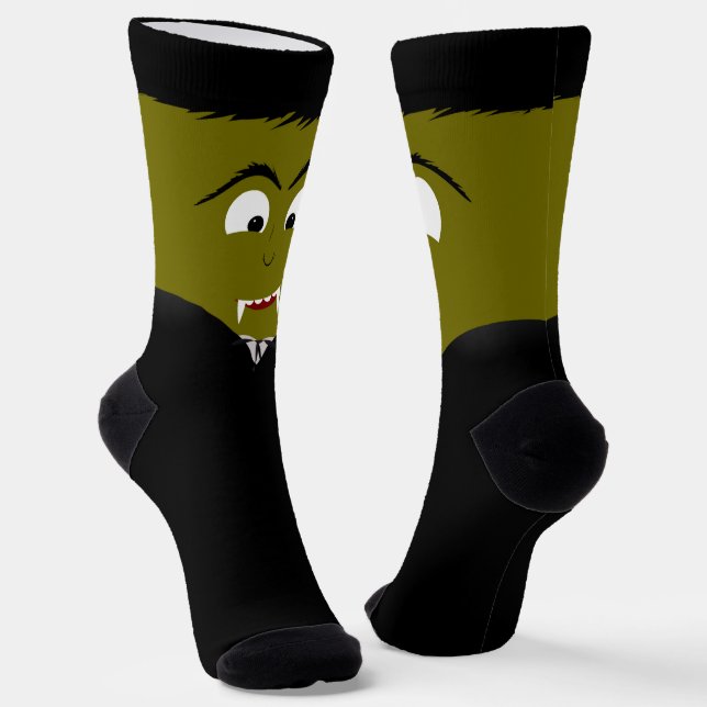 Calcetines Drácula Vampire Halloween (Angular)
