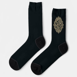 Calcetines Dragón celta de oval Beige