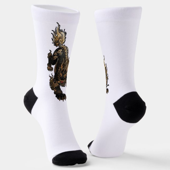 Calcetines Dragón Tigre (Angular)