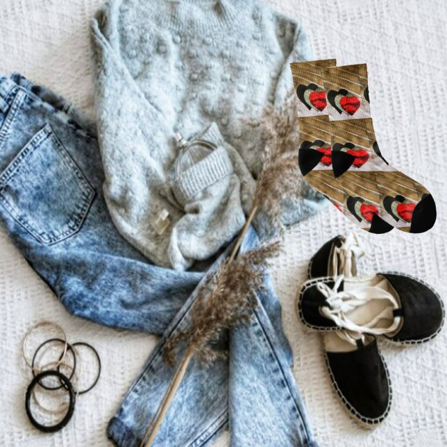 Calcetines Dream Hearts A' Fallen (Proudly, wear these Dream Hearts A'Fallen Socks, with your favorite outfit!)