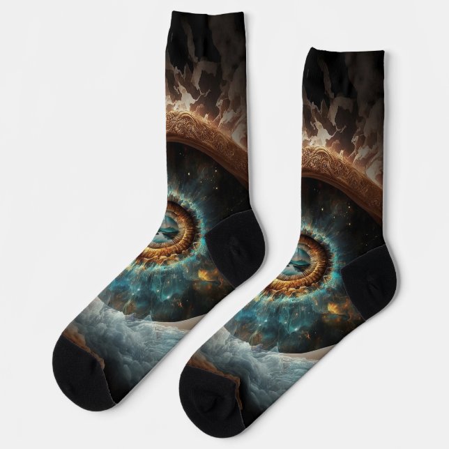 Calcetines Dubman Does Design: Eye of God, River of Hope (Izquierda)