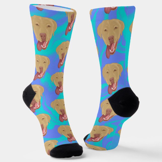Calcetines Dudley Labrador personalizado (Angular)