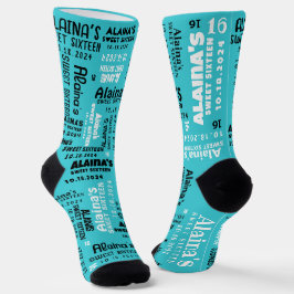 Calcetines Dulce Dieciséis Danza Flotante Nacido Regalo De Ca