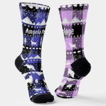 Dulce nórdico Animales de invierno Púrpura Violeta