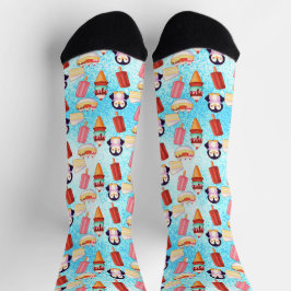 Calcetines Dulces de helado de pingüino