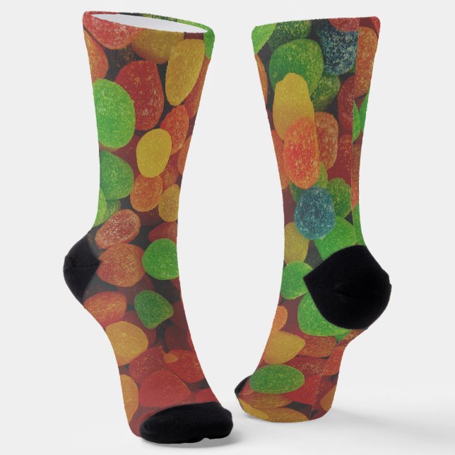 Calcetines Dulces Gomitas Coloridos Extravagantes (Angular)