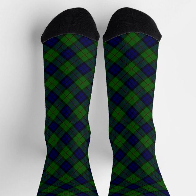 Calcetines Dundas tartan chile (Arriba)