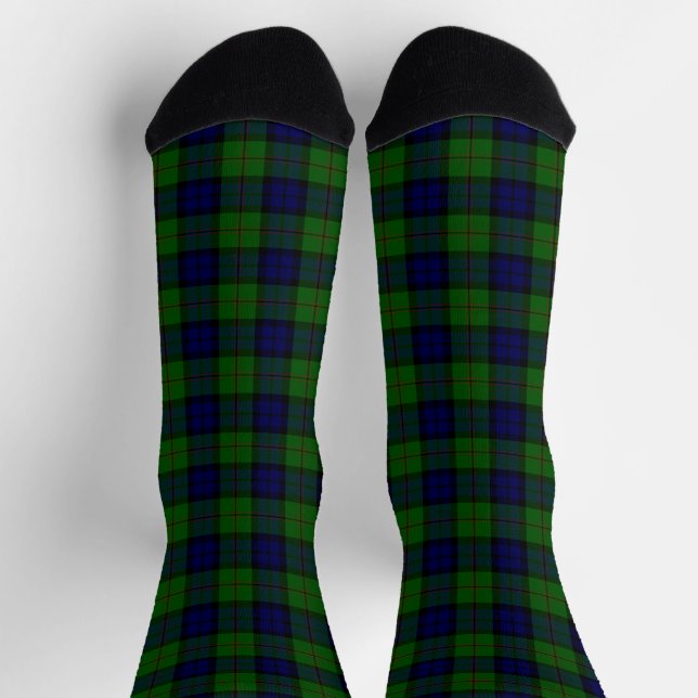Calcetines Dundas tartan chile (Arriba)