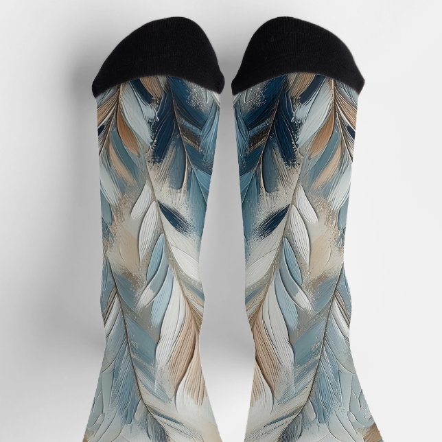 Calcetines Dusty Blue Elegance in Acrylic (Arriba)