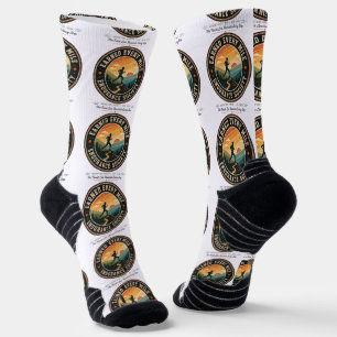Calcetines Earn Every Mile Endurance Trail Runner Retro Tee e