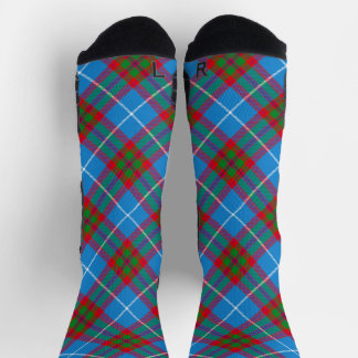 Calcetines Edinburgh City Tartan Plaid Blue Red Purple