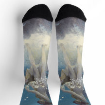 Edwin Blashfield Stars dispersando Art Nouveau