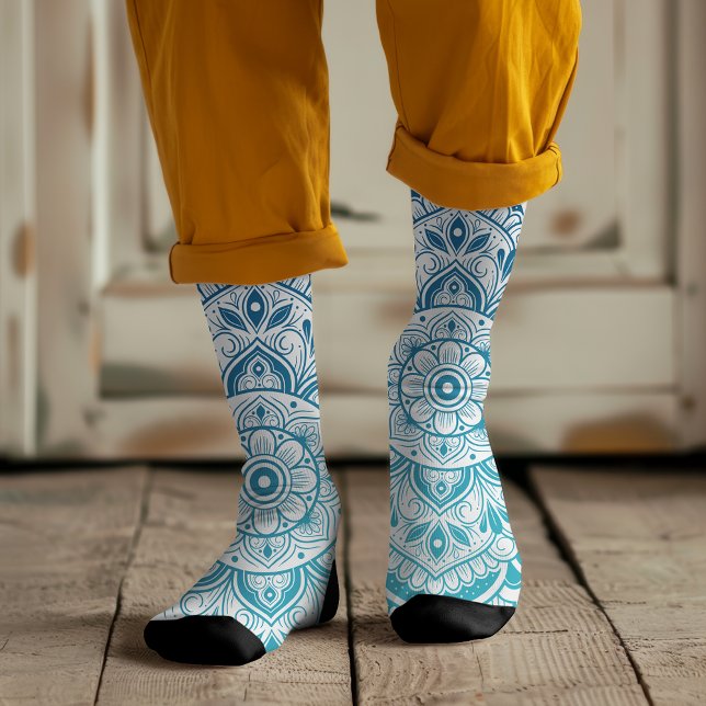 Calcetines Eira Mandala Crew (Subido por el creador)