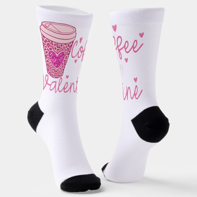 Calcetines El café es mi San Valentín (Angular)