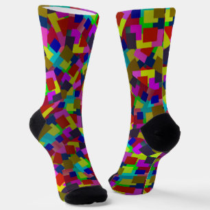 Calcetines El caos de Confetti: Un estallido de colorido frag