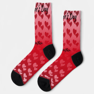 Calcetines El día de San Valentín de Gradientes Corazales