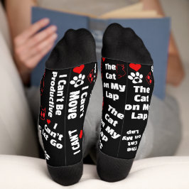 Calcetines ¡El gato personalizado se calza para los amantes d