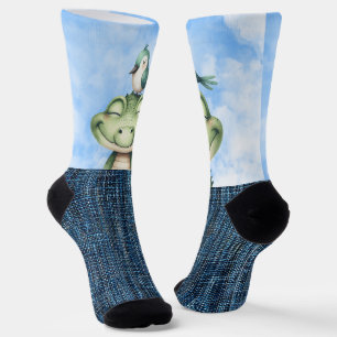 Calcetines El lagarto y el lagarto sonriente