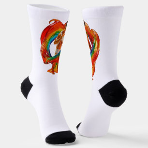 Calcetines El masculino tema Pride moderno y llamativo de Sli
