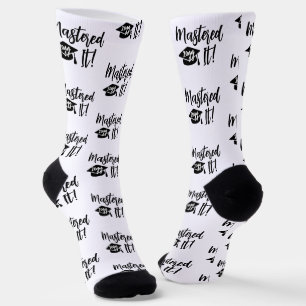 Calcetines El Máster en Graduación de Año personalizado domin