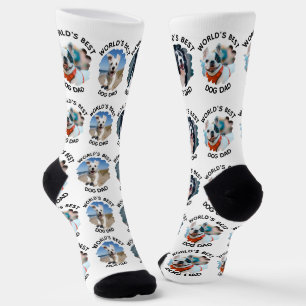 Calcetines El mejor padre del perro del mundo - Personalizado