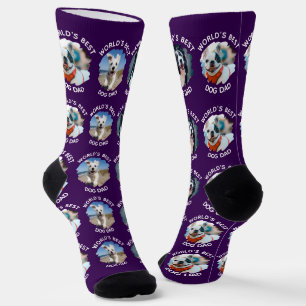 Calcetines El mejor padre del perro del mundo - Personalizado