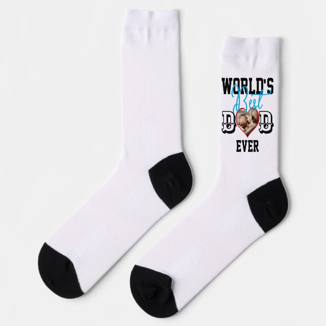 Calcetines El mejor papá del mundo con bolas de golf (Izquierda)