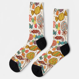 Calcetines El mundo de los dulces.