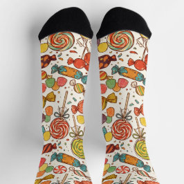 Calcetines El mundo de los dulces.