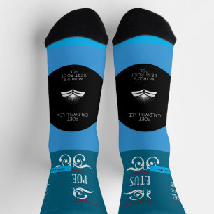Calcetines El poeta Caldwell Lee Apparel Crew Socks