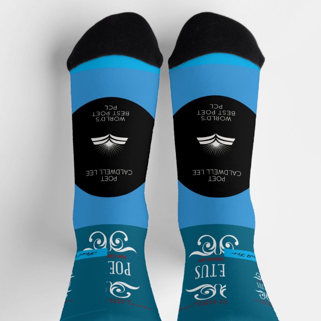 Calcetines El poeta Caldwell Lee Apparel Crew Socks (Arriba)