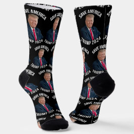 Calcetines El presidente Donald J. Trump de Save America 2024