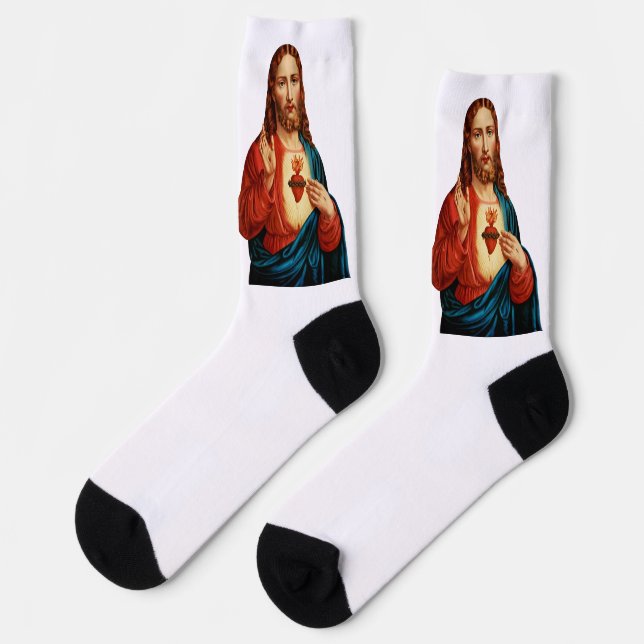 Calcetines El Sagrado Corazón de Jesús (Izquierda)