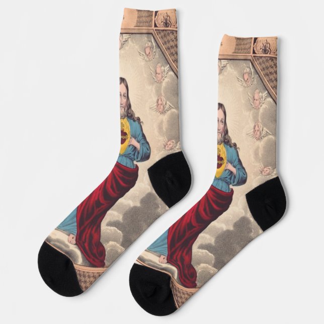 Calcetines El Sagrado Corazón de Jesús (Izquierda)