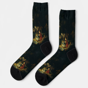 Calcetines El secuestro de Europa por Rembrandt