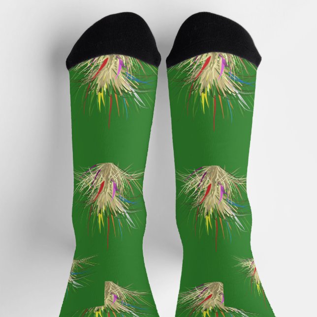 Calcetines El verde te permite ser visto como natural (Arriba)