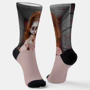 Calcetines El viejo muñeco de SlipperyJoe Feliz bloo espeluzn
