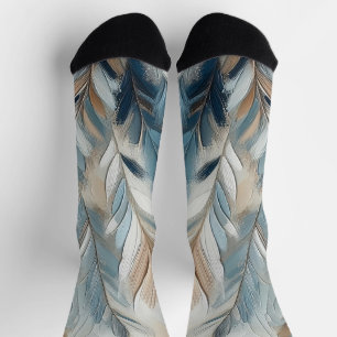 Calcetines Elegancia Azul Polvoriento en Acrílico