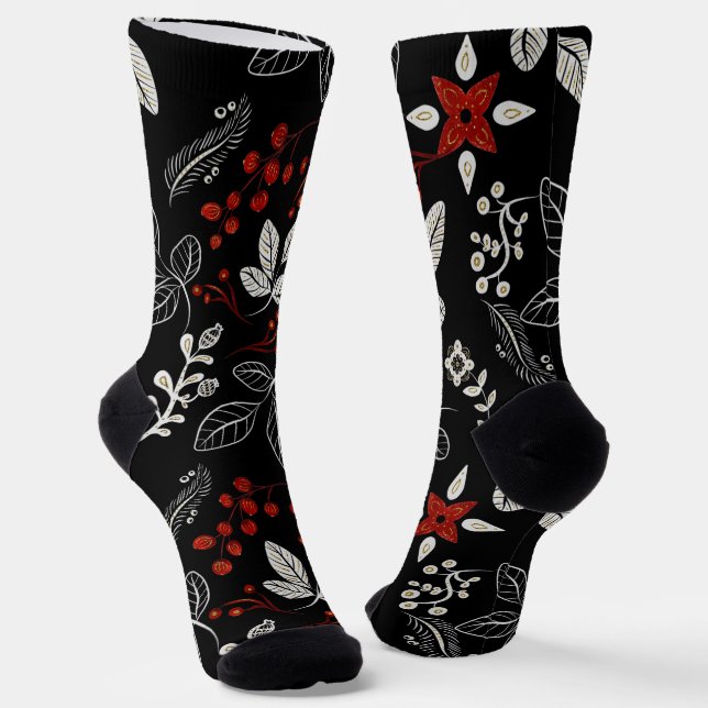 Calcetines Elegant botanical pattern (Angular)