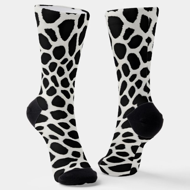 Calcetines Elegante Colección Popular de Lujo de Leopardo Bla (Angular)