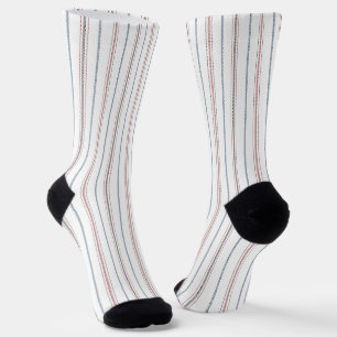 Calcetines Elegante estampado de rayas.