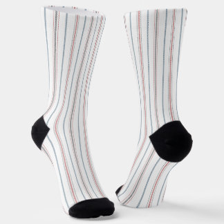 Calcetines Elegante estampado de rayas.