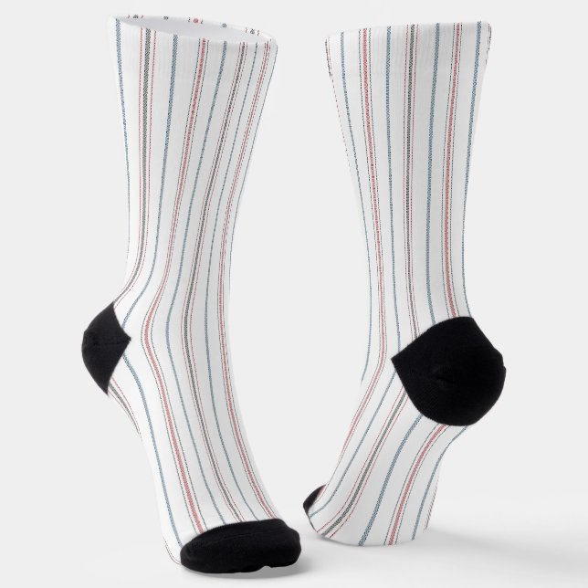 Calcetines Elegante estampado de rayas. (Angular)