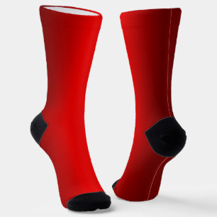 Calcetines Elegante gradiente rojo a negro